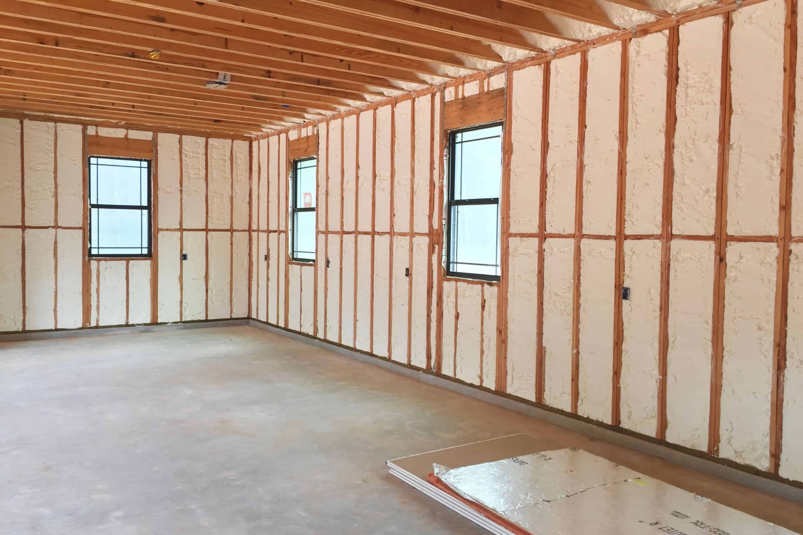 New Construction Spray Foam Insulation | Rib Spray Foam